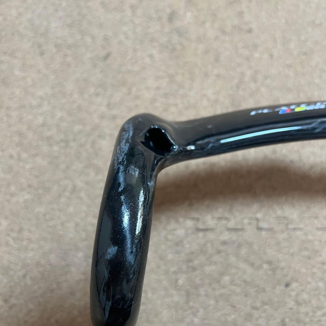 自転車　platt-p カーボン　エアロハンドル　ドロップハンドル　400mm