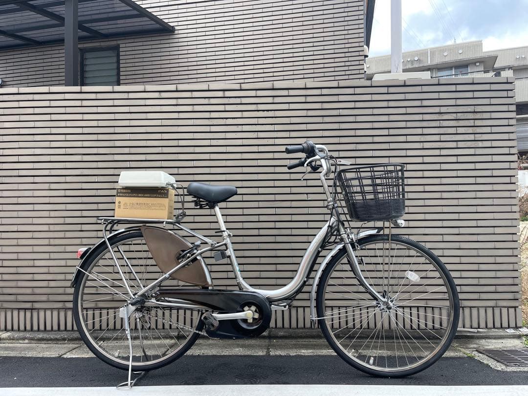 シルバー 電動アシスト自転車 シティタイプ26CBXA32