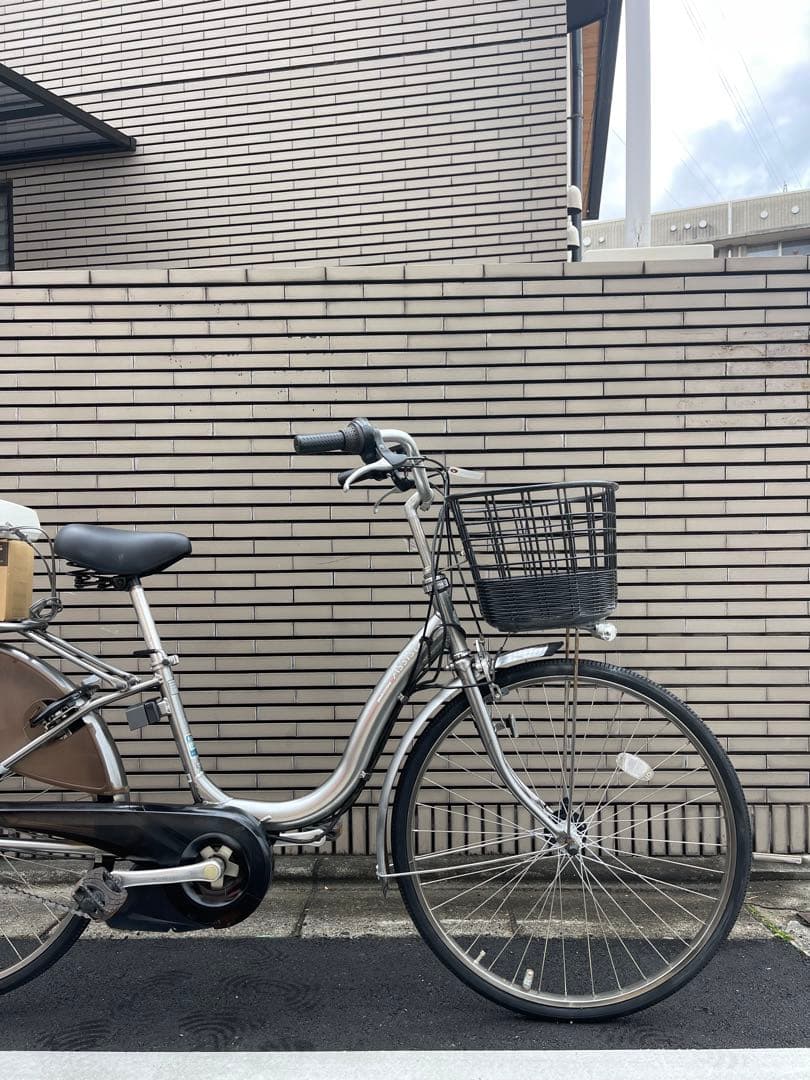 シルバー 電動アシスト自転車 シティタイプ26CBXA32