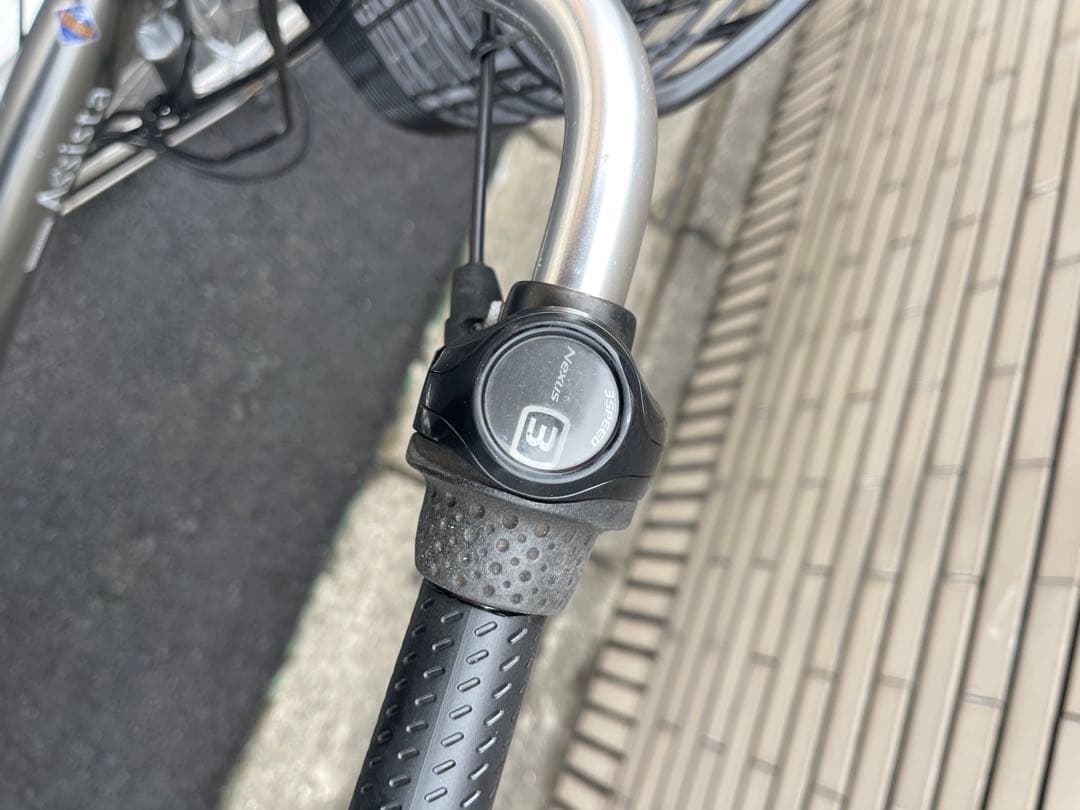 シルバー 電動アシスト自転車 シティタイプ26CBXA32