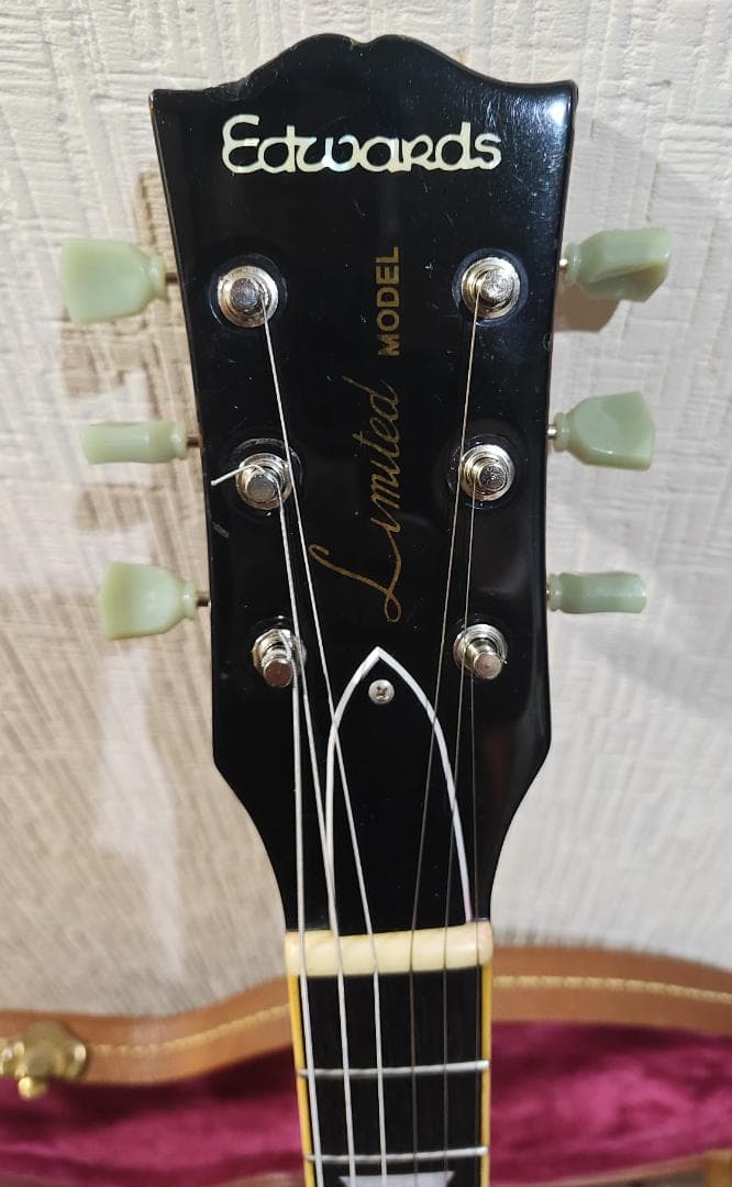 Edwards エレキギター + ギブソンハードケース(希望者のみ)