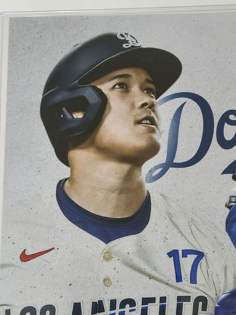 大谷翔平　50/50　ポスター　透明ケース付き