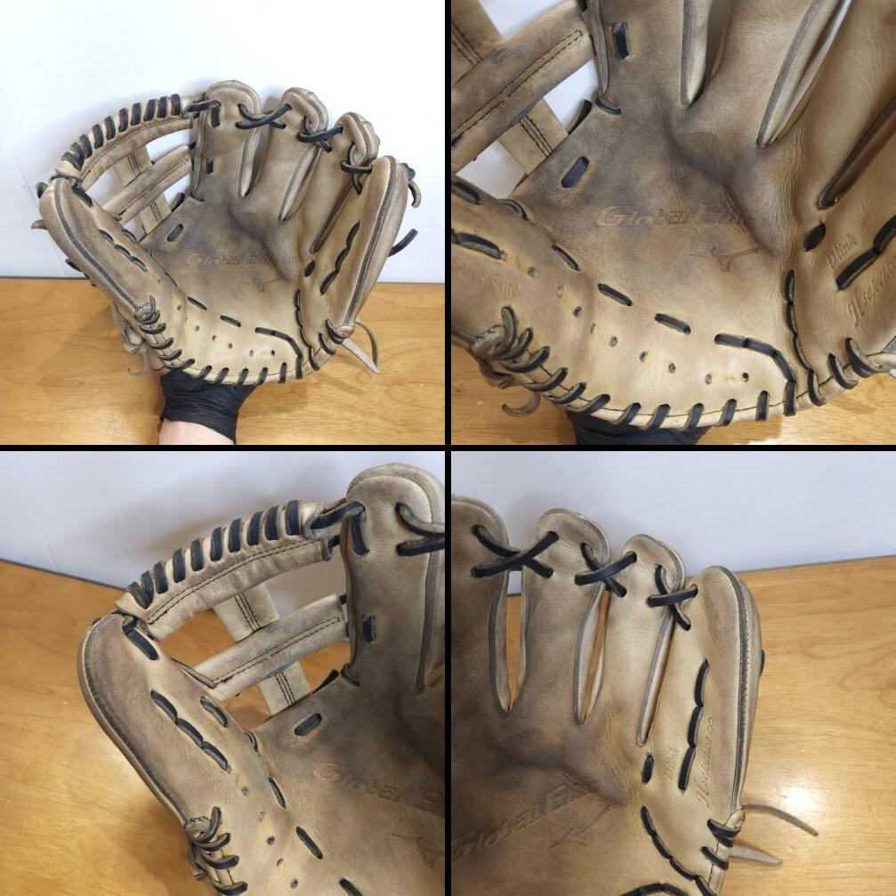 ミズノ グローバルエリート ∞ 最高峰モデル 限定ブロンド 内野用 硬式グローブ