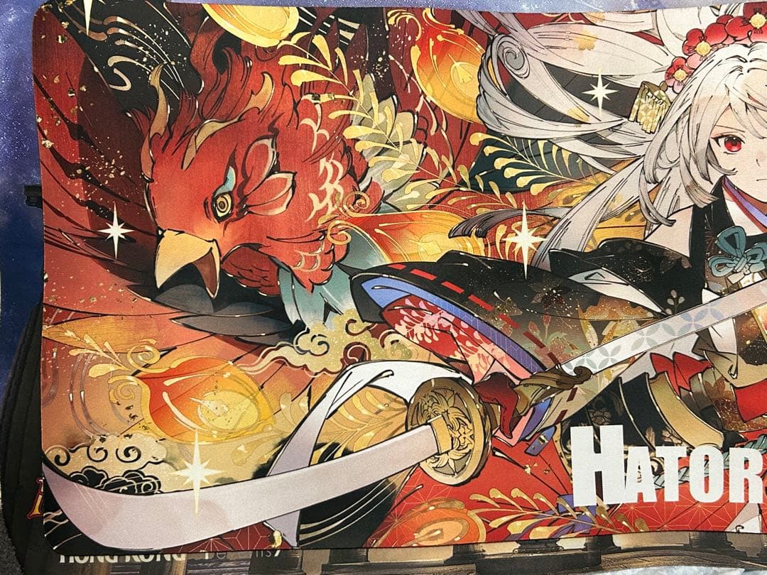 MTG 匈歌ハトリ プレイマット　カード付き