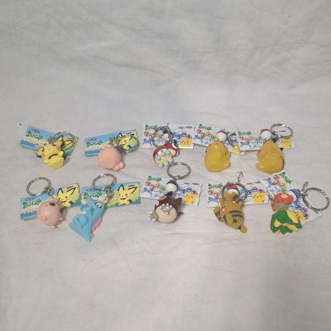ポケットモンスター　ソフトキーホルダー　 10個セット　平成レトロ当時品
