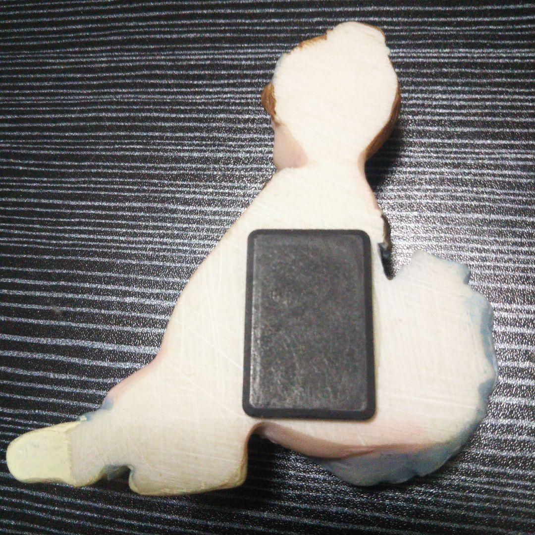 昭和のレア物ヨーロッパバレリーナ人形 青色のドレス マグネット付き