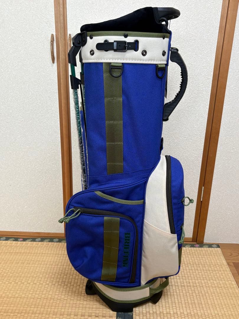 未使用)ブリーフィング キャディバッグ CR-8 ブルー 定価79,200円
