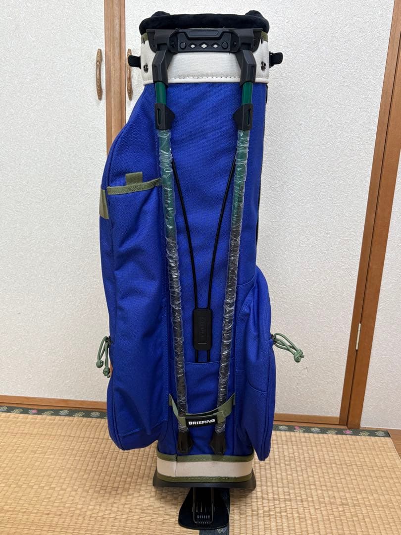 未使用)ブリーフィング キャディバッグ CR-8 ブルー 定価79,200円