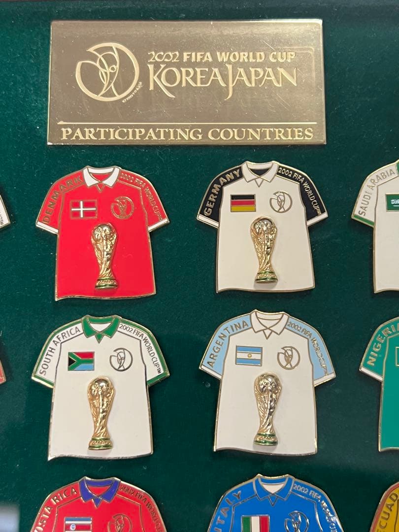 【2002年日韓サッカーワールドカップ記念ピンバッジセット】FIFA