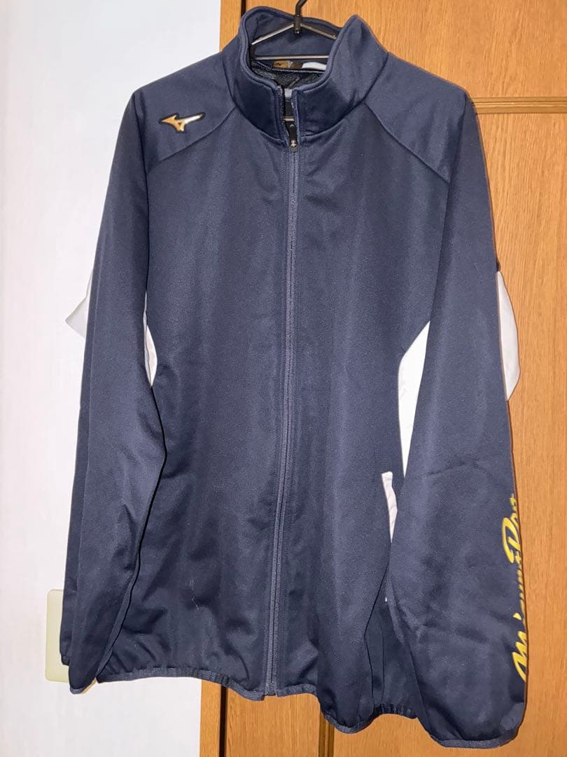 Mizuno ジャケット パンツ セット Oサイズ ネイビー