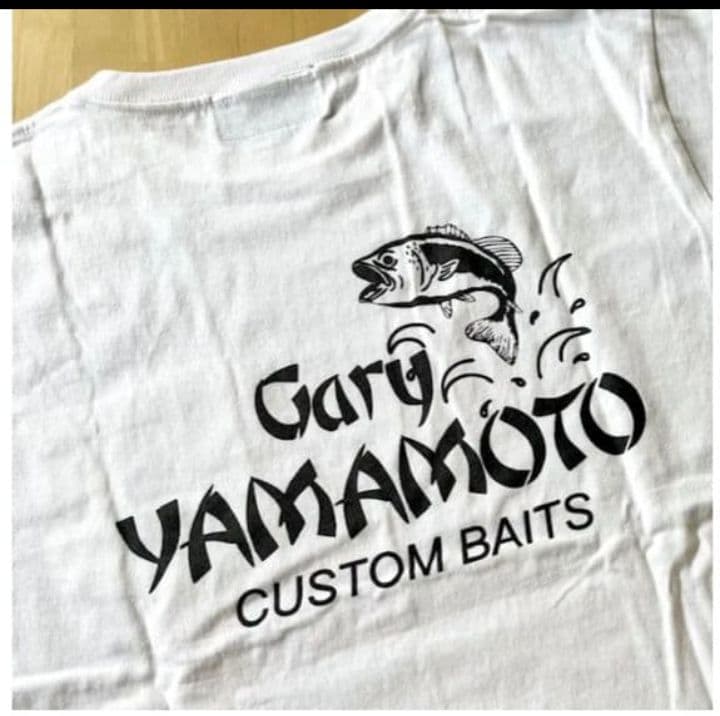 Gary yamamoto　ゲーリーヤマモトポケット Tシャツホワイト Lサイズ