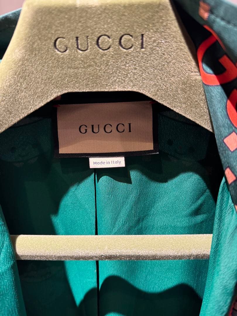 GUCCI シルクトラックジャケット