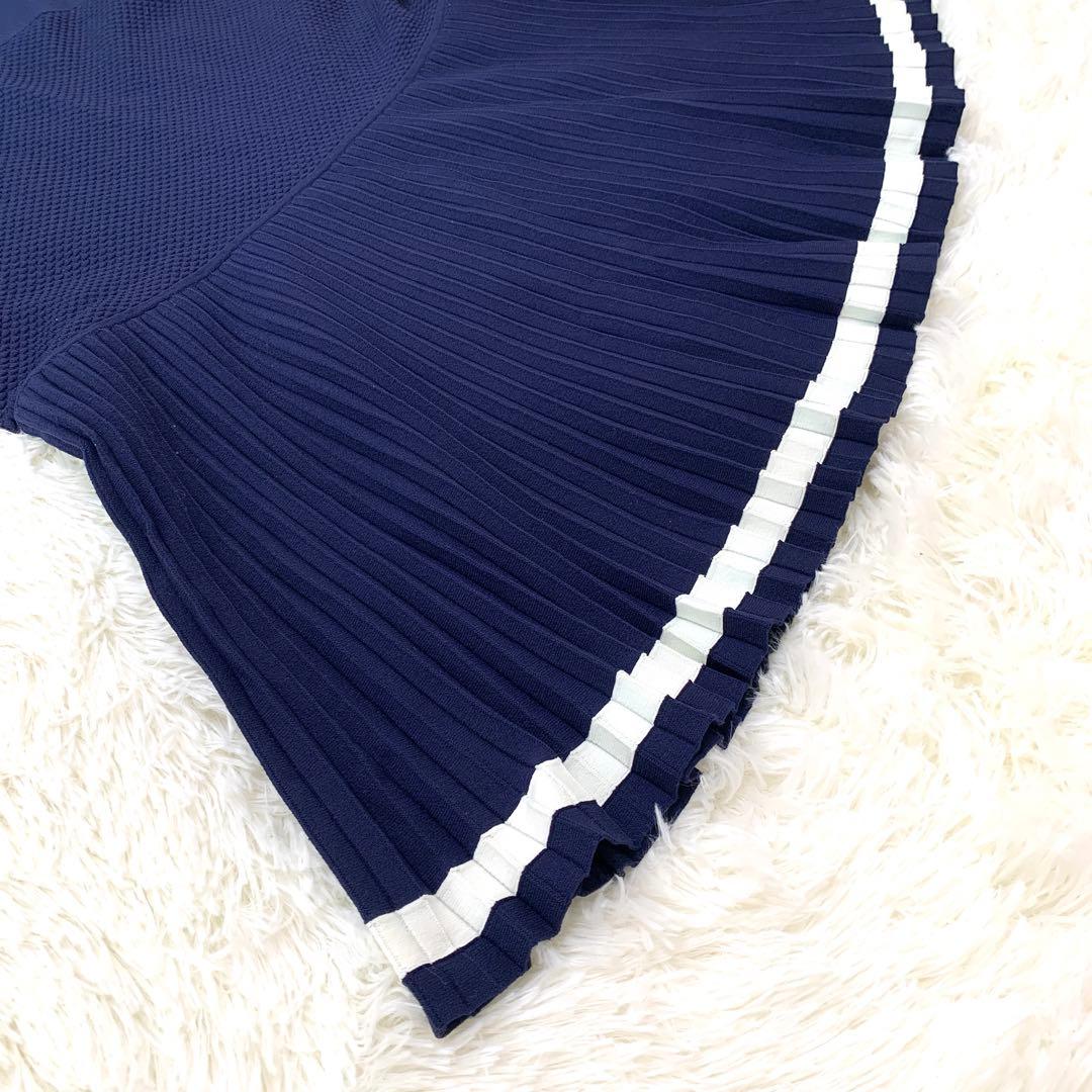 【未使用級⭐︎】ポロ ゴルフ ラルフローレン ワンピース ひざ丈 M ネイビー