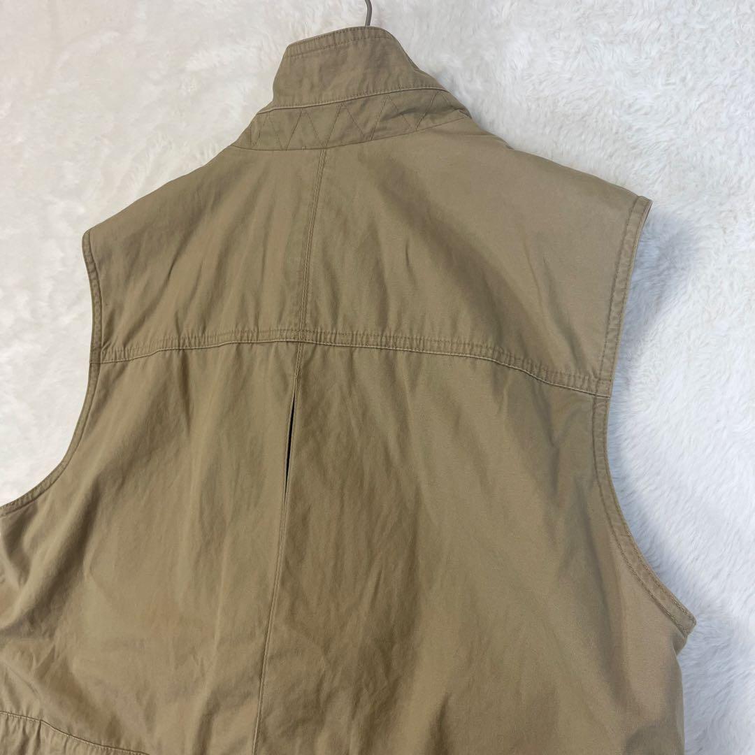 【美品】 エルエルビーン フィッシングベスト ベージュ Mサイズ