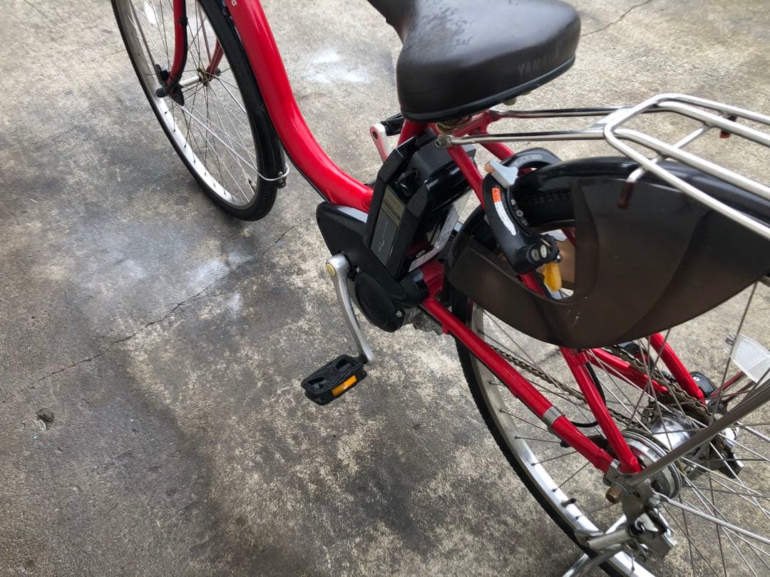ヤマハ新機種電動アシスト自転車pasnatura26インチレッドアルミボディー