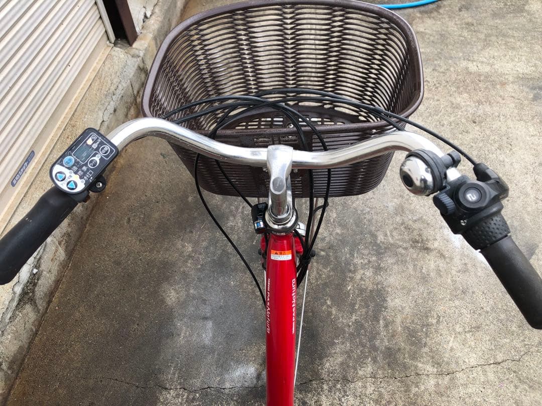 ヤマハ新機種電動アシスト自転車pasnatura26インチレッドアルミボディー