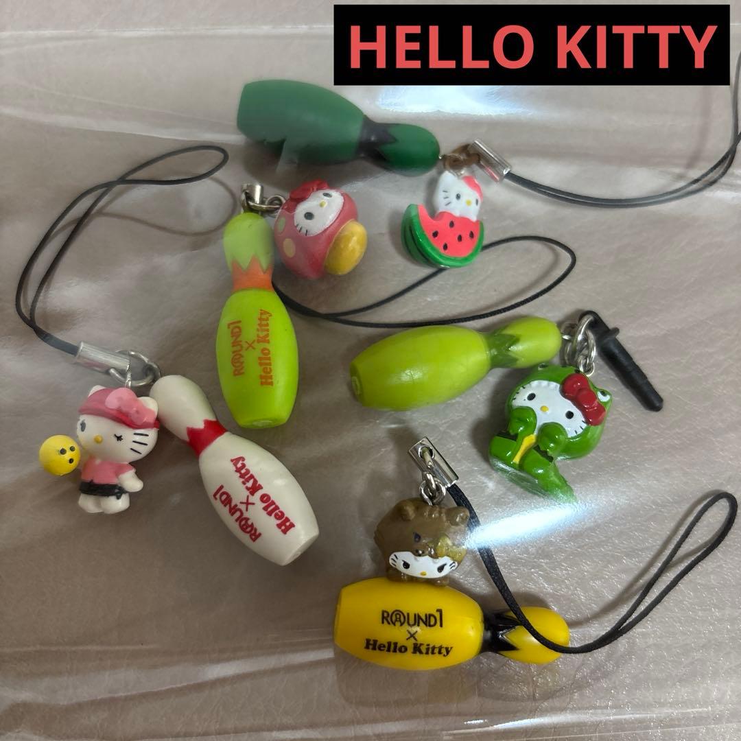 Hello Kittyハローキティ サンリオ©️ストラップ 根付セット非売品