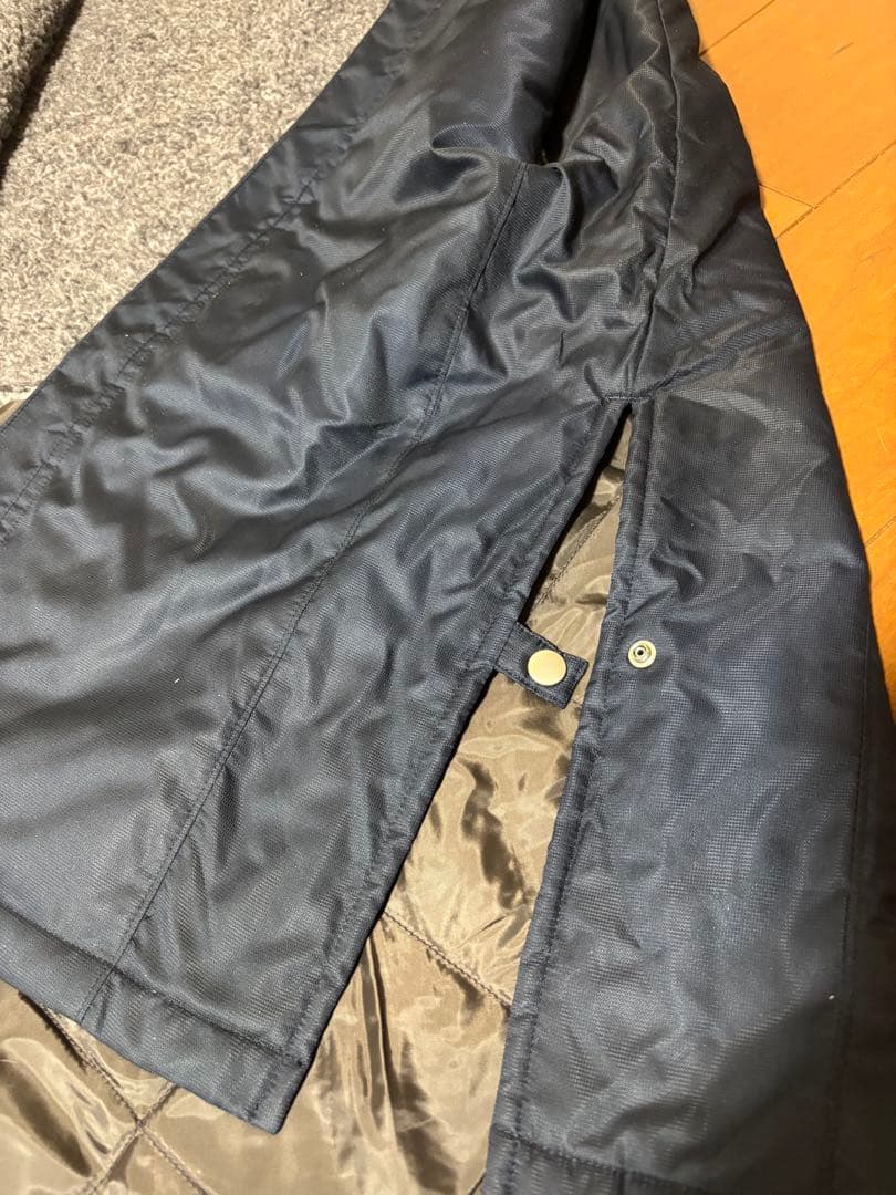 【新品】adidas アディダス ボア ベンチコート ロングコート ネイビー L