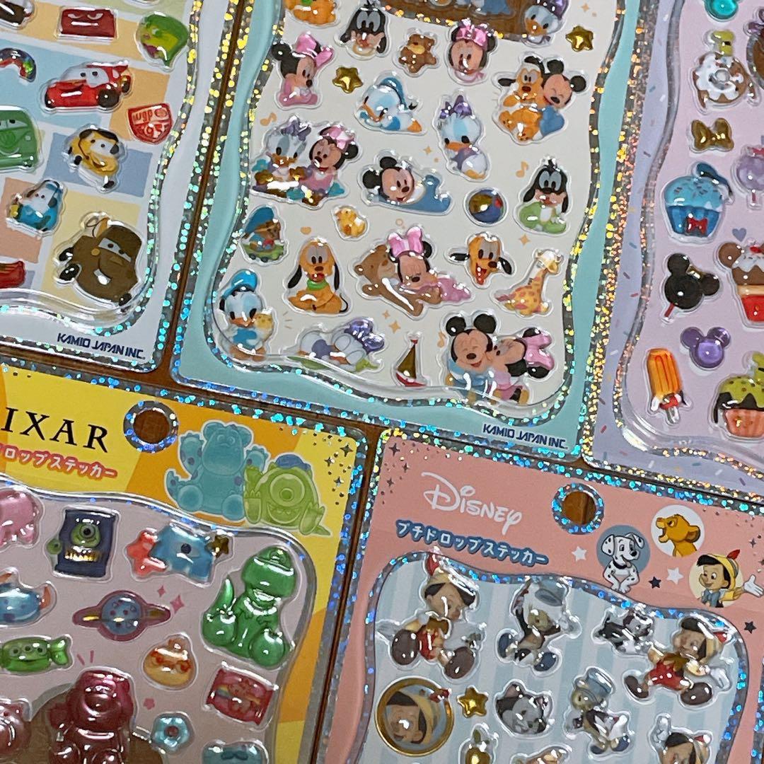 正規品　ディズニー　プチドロップステッカー　５枚セット