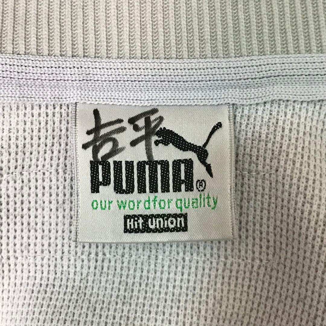 プーマ　ジャージ　上下セットアップ　刺繍ロゴ　ラインロゴ　ヒットユニオン　日本製