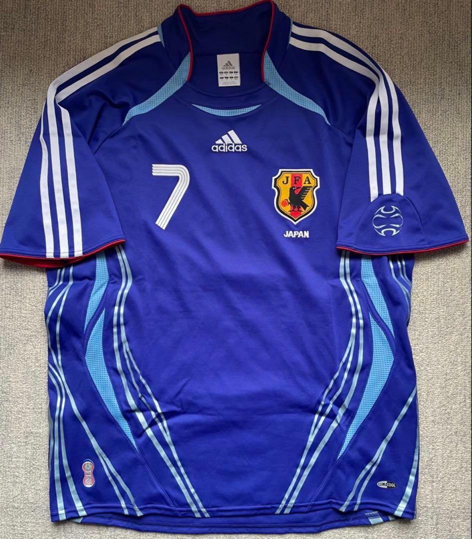 日本代表 adidas 2006年ドイツW杯　ユニフォーム　中田英寿（背番号7）