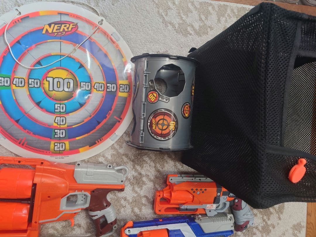 ナーフ銃7丁 （おまけ2丁合計９丁）標3種 弾新品340発