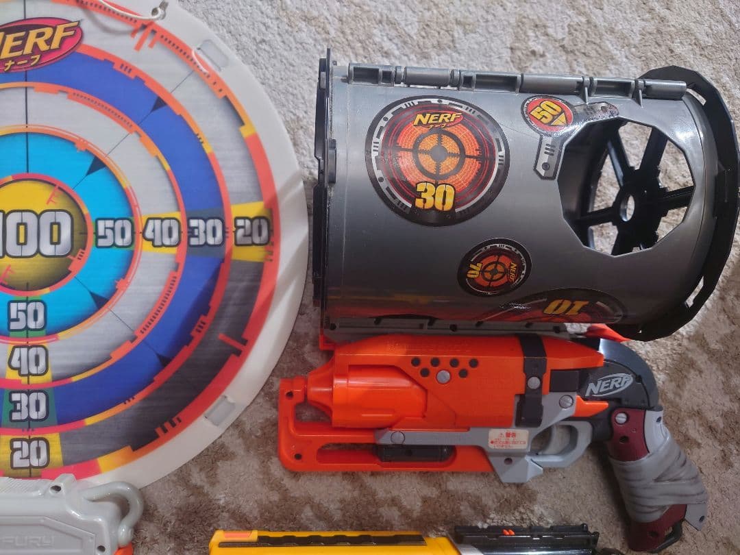 ナーフ銃7丁 （おまけ2丁合計９丁）標3種 弾新品340発