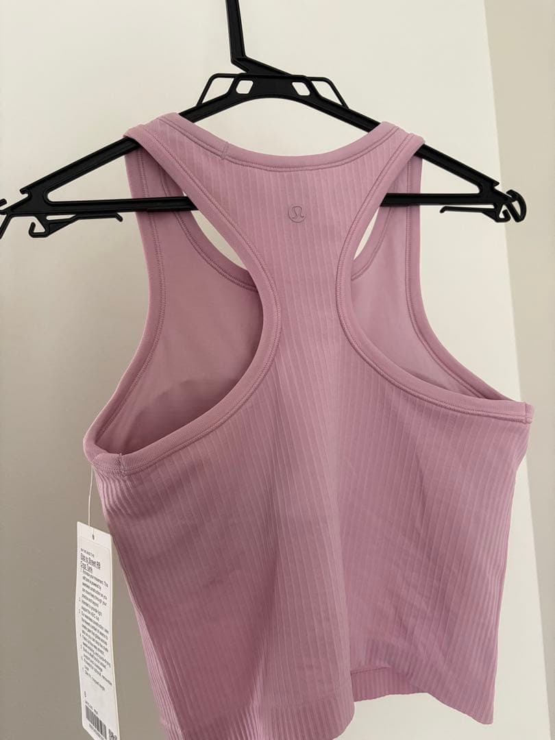 Ebb to Street RB Crop Tank 6号 薄紫(ピンク)