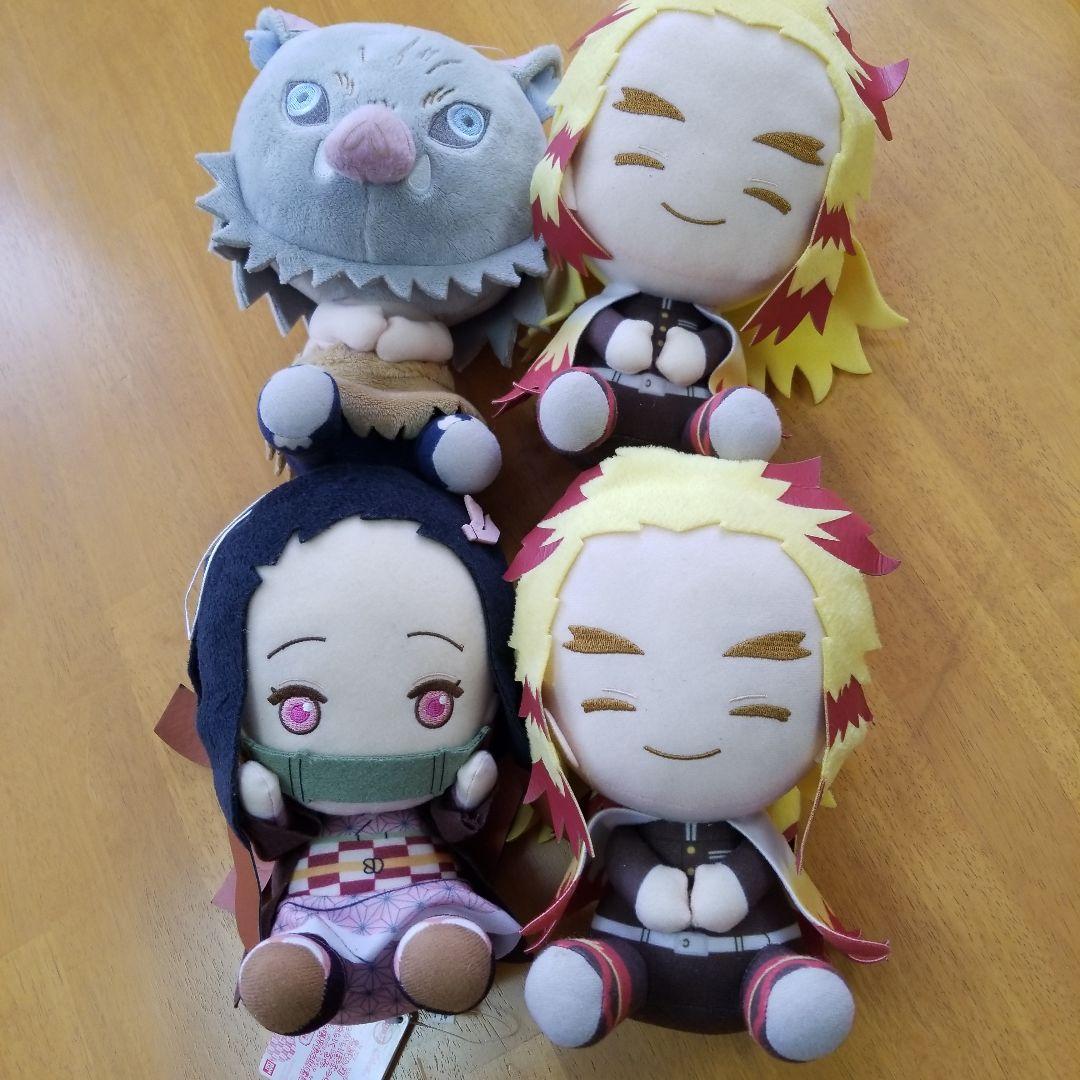 ◆ 鬼滅の刃 ◆ ぬいぐるみ 18品 　　　ぽふっとぬいぐるみ　ちょこのっこ