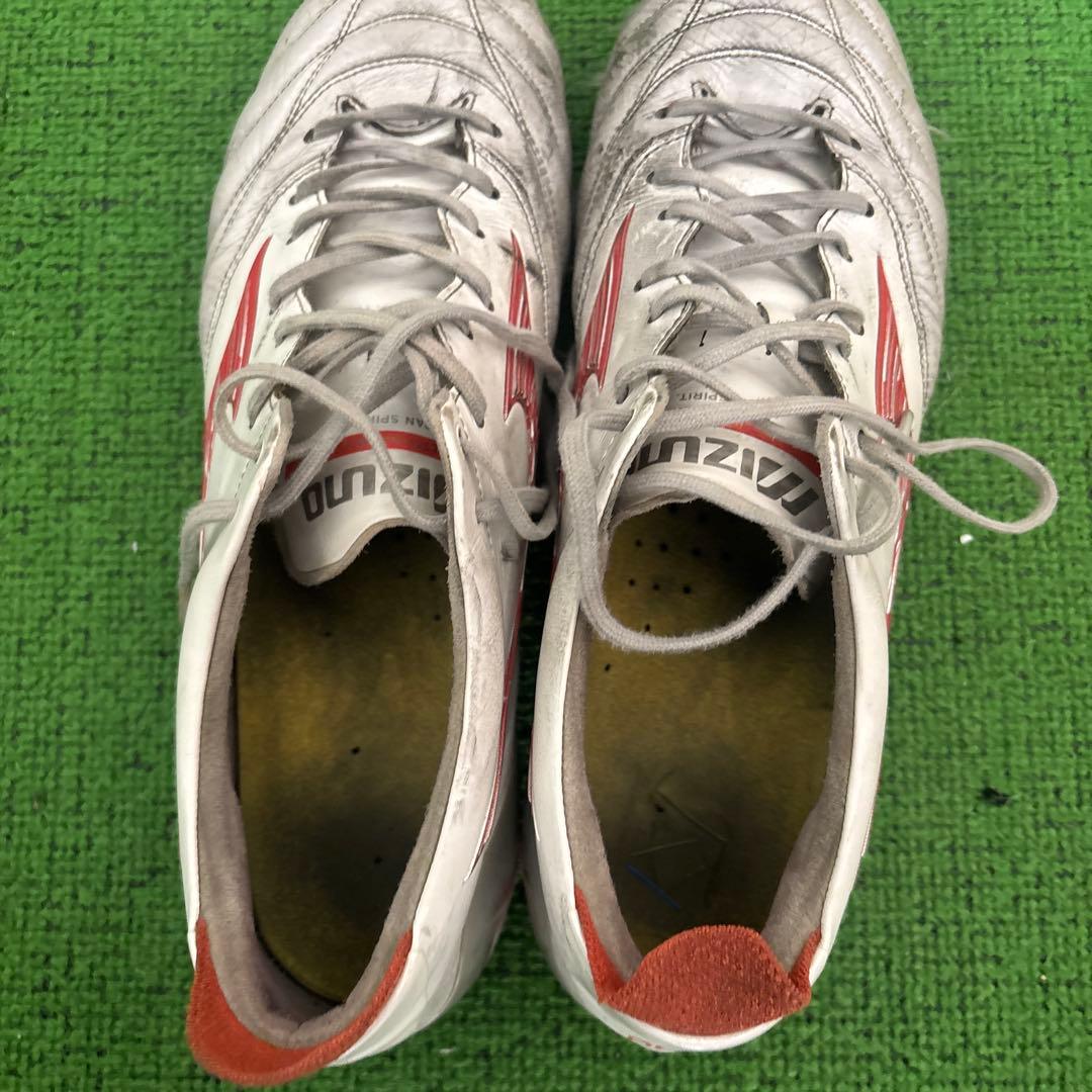 Mizuno モレリアサッカーシューズ ホワイト/レッド完売商品