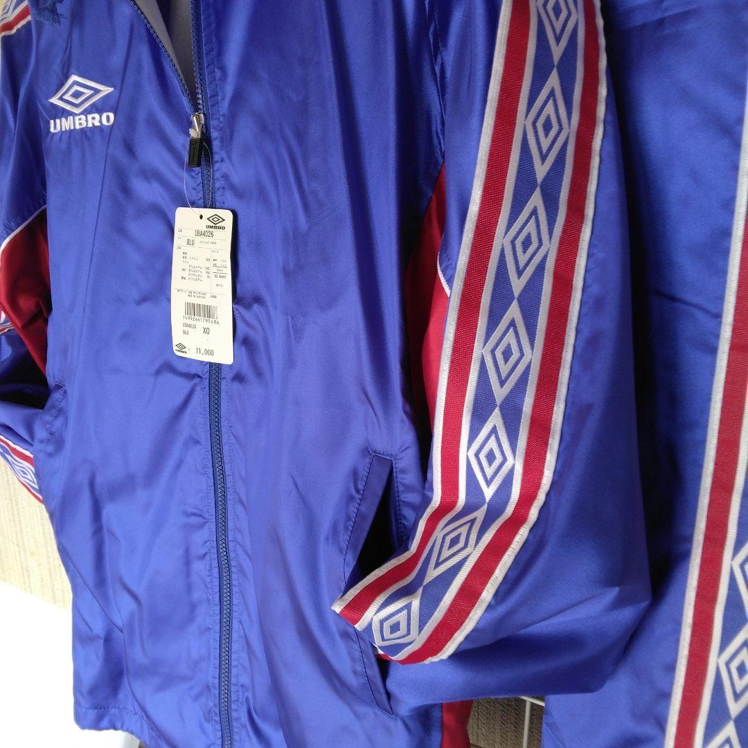 UMBRO フード付きウインドスーツ上下セット 青90年代前半ビンテージモデル。