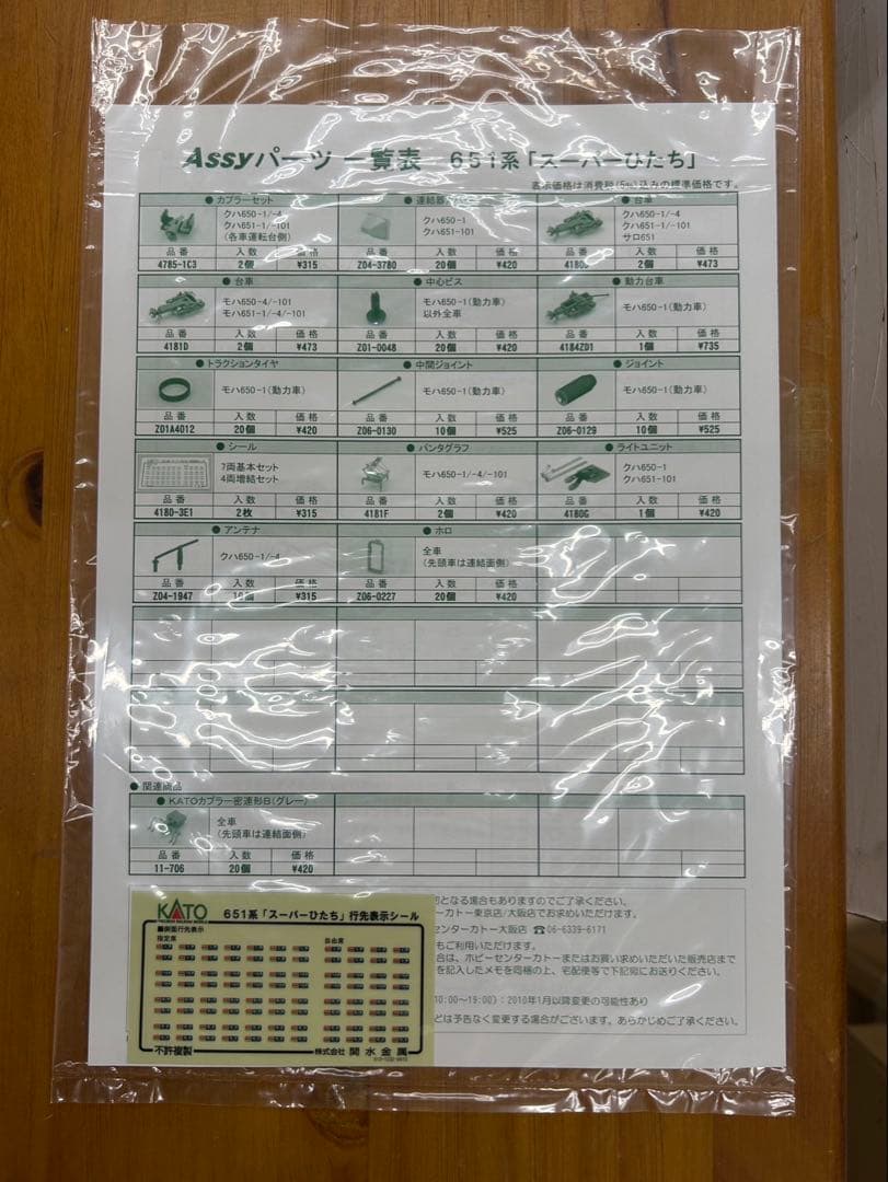 KATO 651系 スーパーひたち 7両基本セット