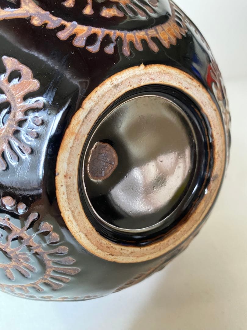 唐草模様　蛸唐草　花瓶　一輪挿し　花器　生花　徳利　壺