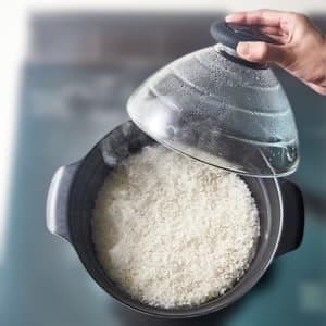 新品　HARIO(ハリオ) ご飯釜 雪平 IH対応 1~3合用 シルバー