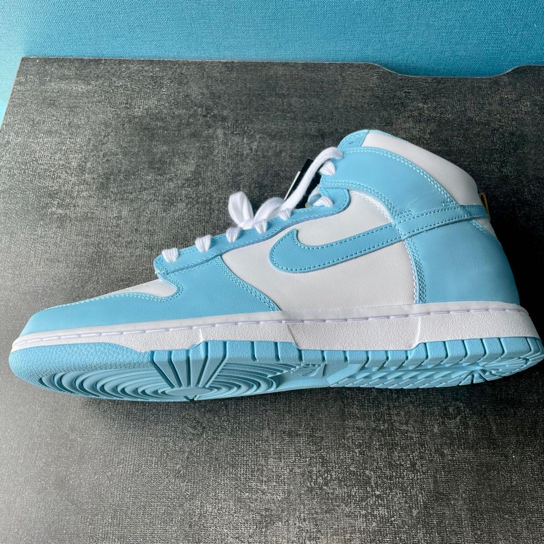 Nike Dunk High ライトブルー/ホワイト