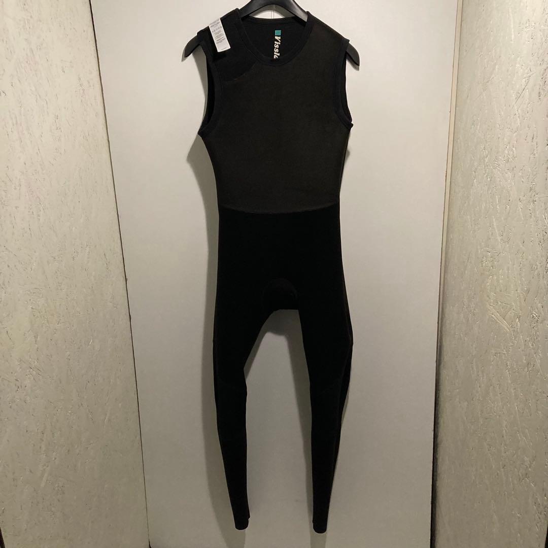 新品 VISSLA 2mm ロングジョン ウェットスーツ L ブラック ビスラ