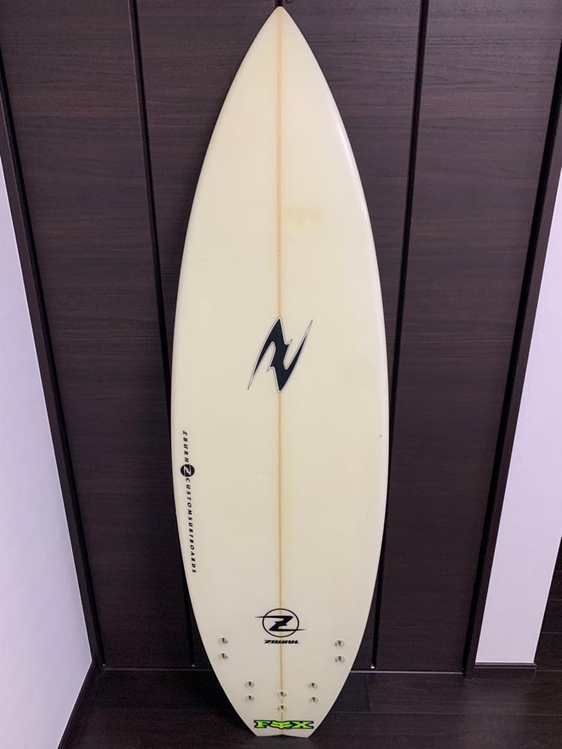 ゼブラ　ショートボード 6'0\" サーフボード　フィン付き