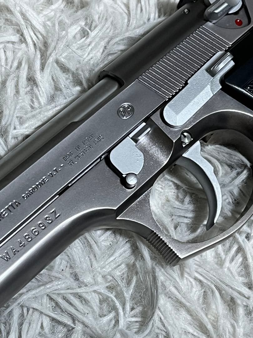 WA ベレッタM92F INOX マグナブローバックガスガン　新古品