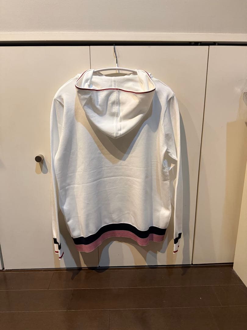新品　  ホワイトニット　パーカーLL XL