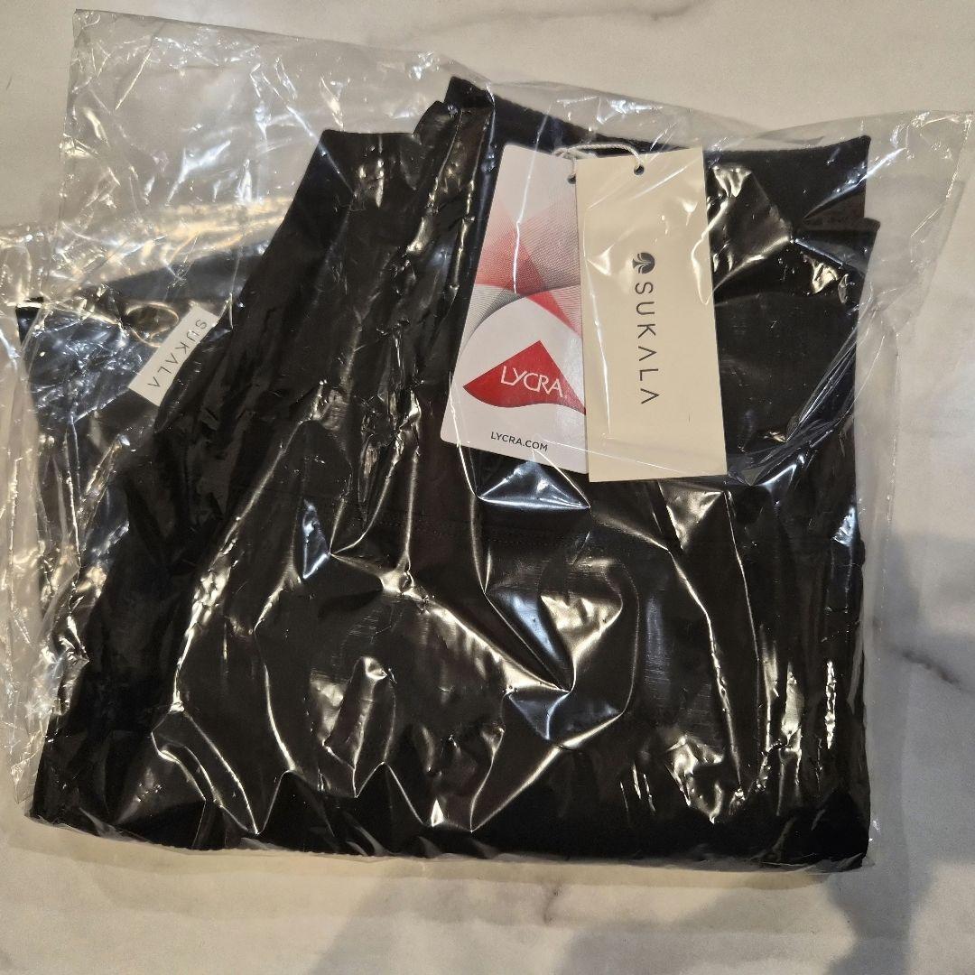 SUKALA【新品・未使用】Lサイズ ブラックライクラトレンカレギンス