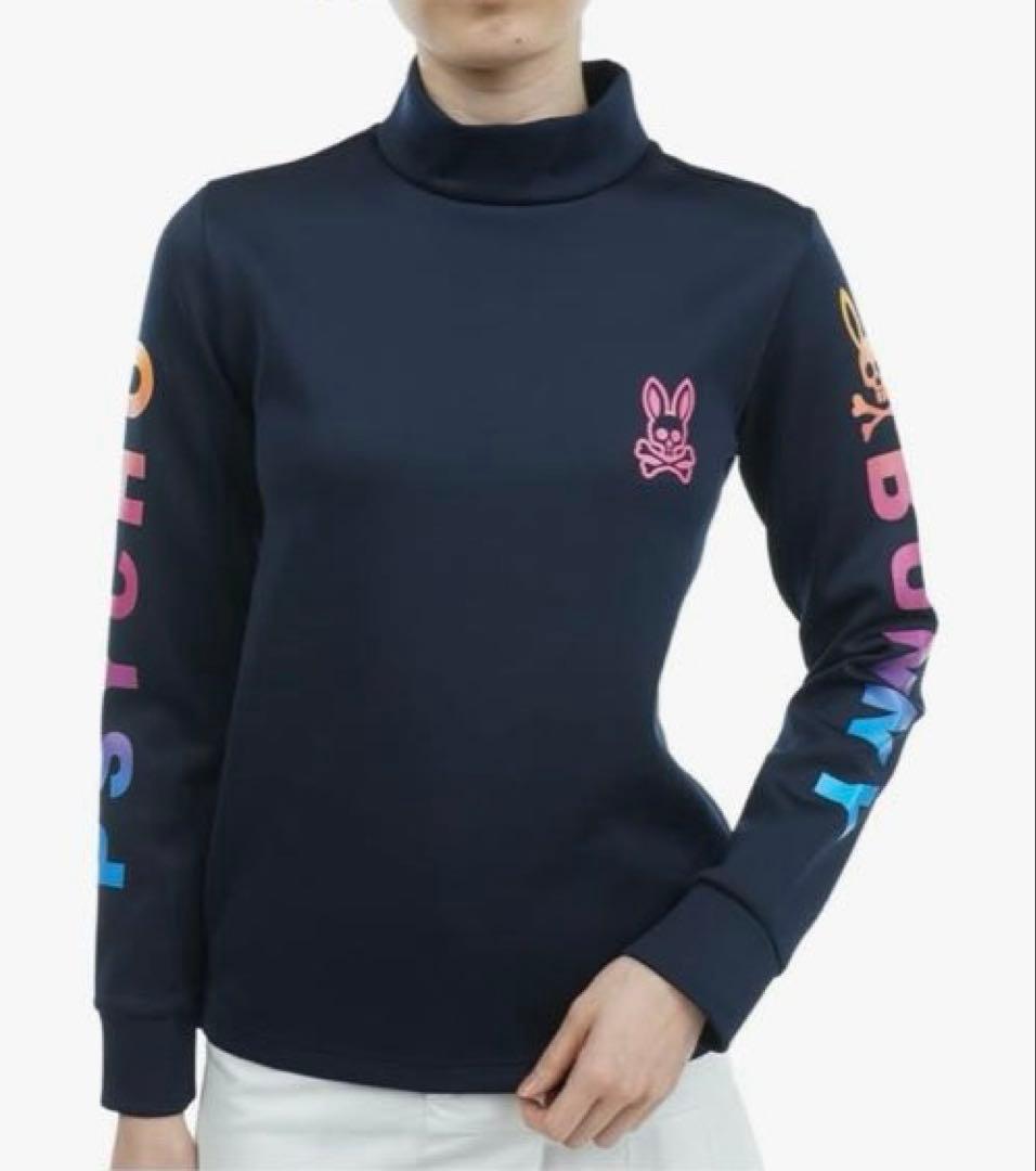 Psycho Bunny サイコバニー レディス 長袖 モックネックシャツ 1