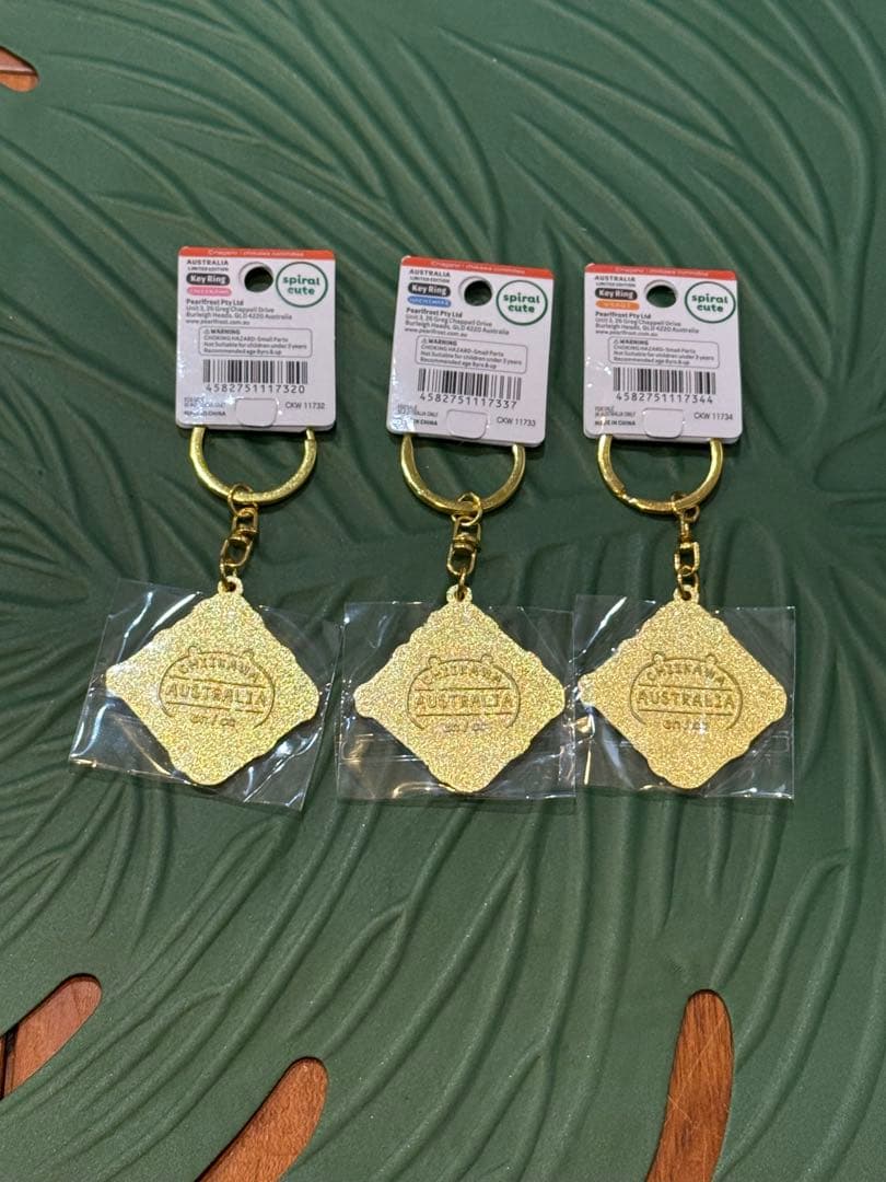 新品⭐︎オーストラリア限定　ちいかわ　カンガルー　キーホルダー3点セット