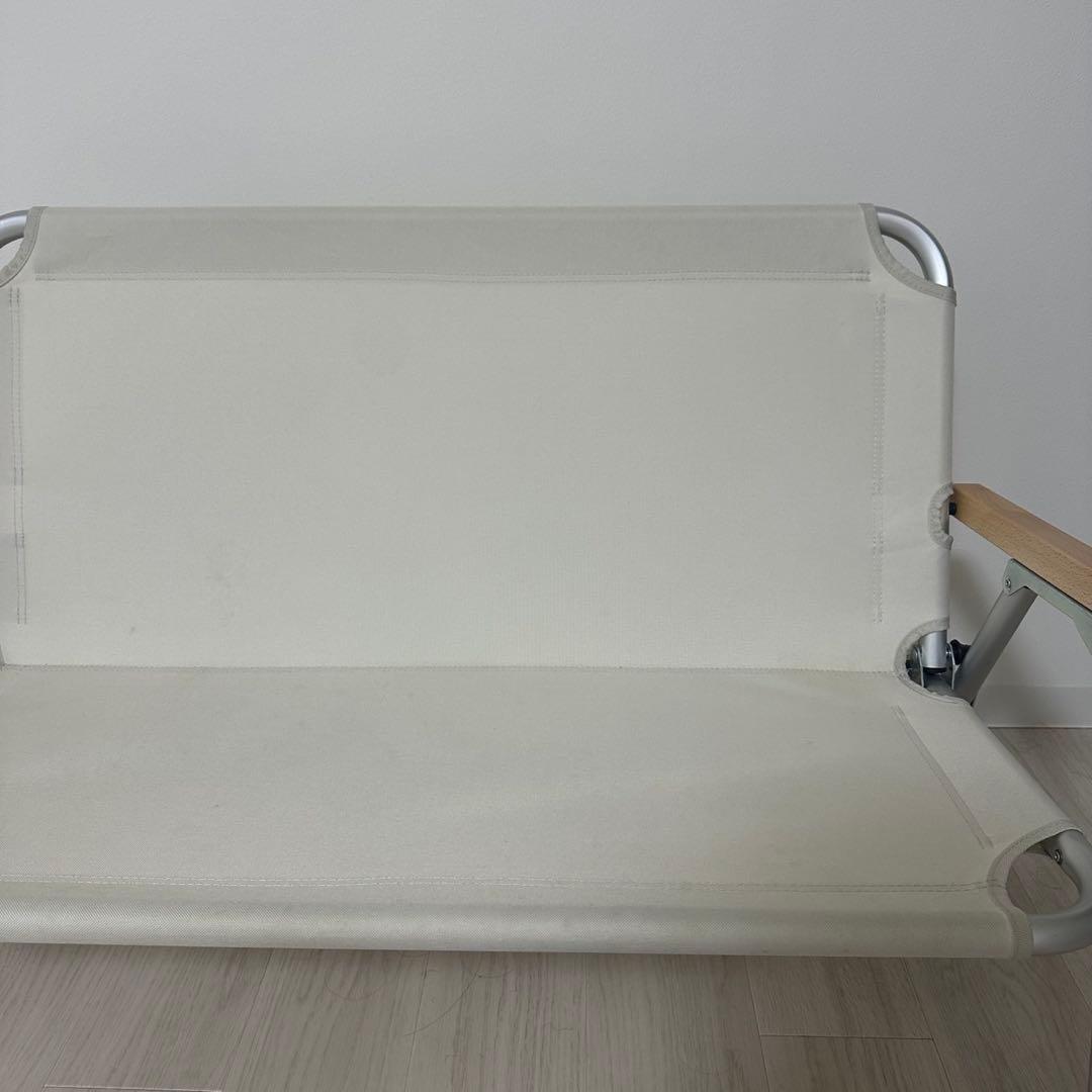 無印良品　ベンチ　アルミ　折りたたみ　廃盤　レア
