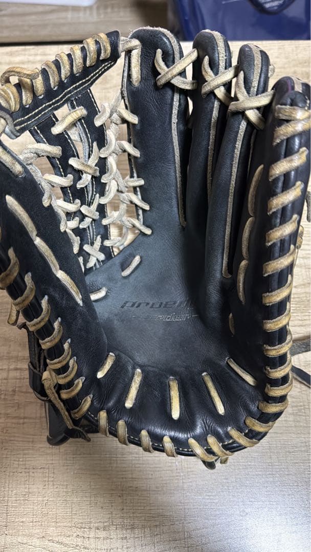 黒 レザー 野球グローブ 硬式