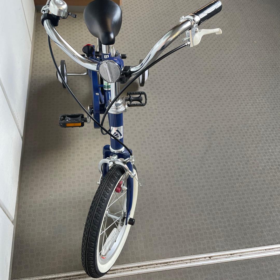 美品　キッズ自転車　14インチ　コマ付き