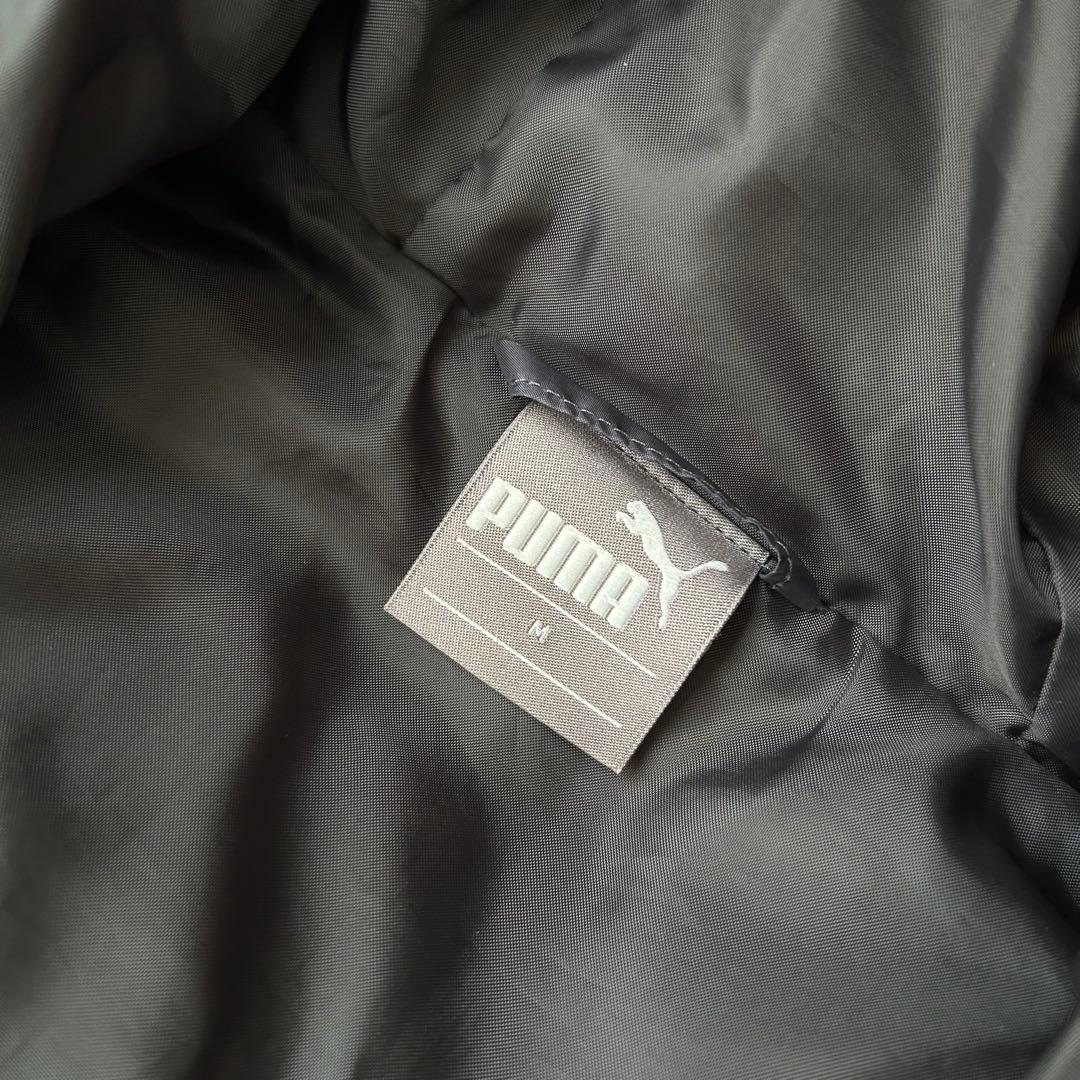 PUMA プーマ ロング ダウンコート ベンチコート ネイビー　M ダウン49%