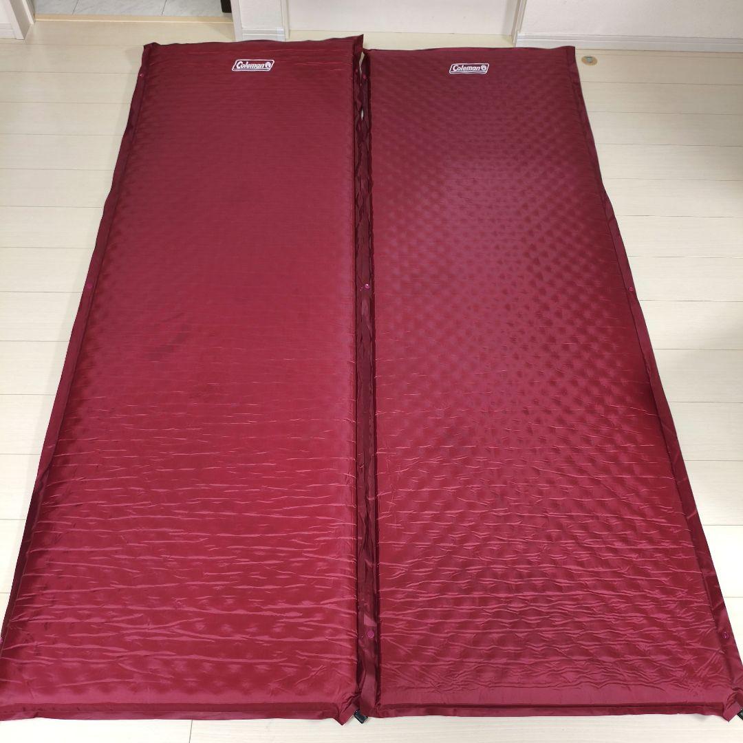 【美品】コールマン キャンパー インフレーターマット ２枚 ダブルセット