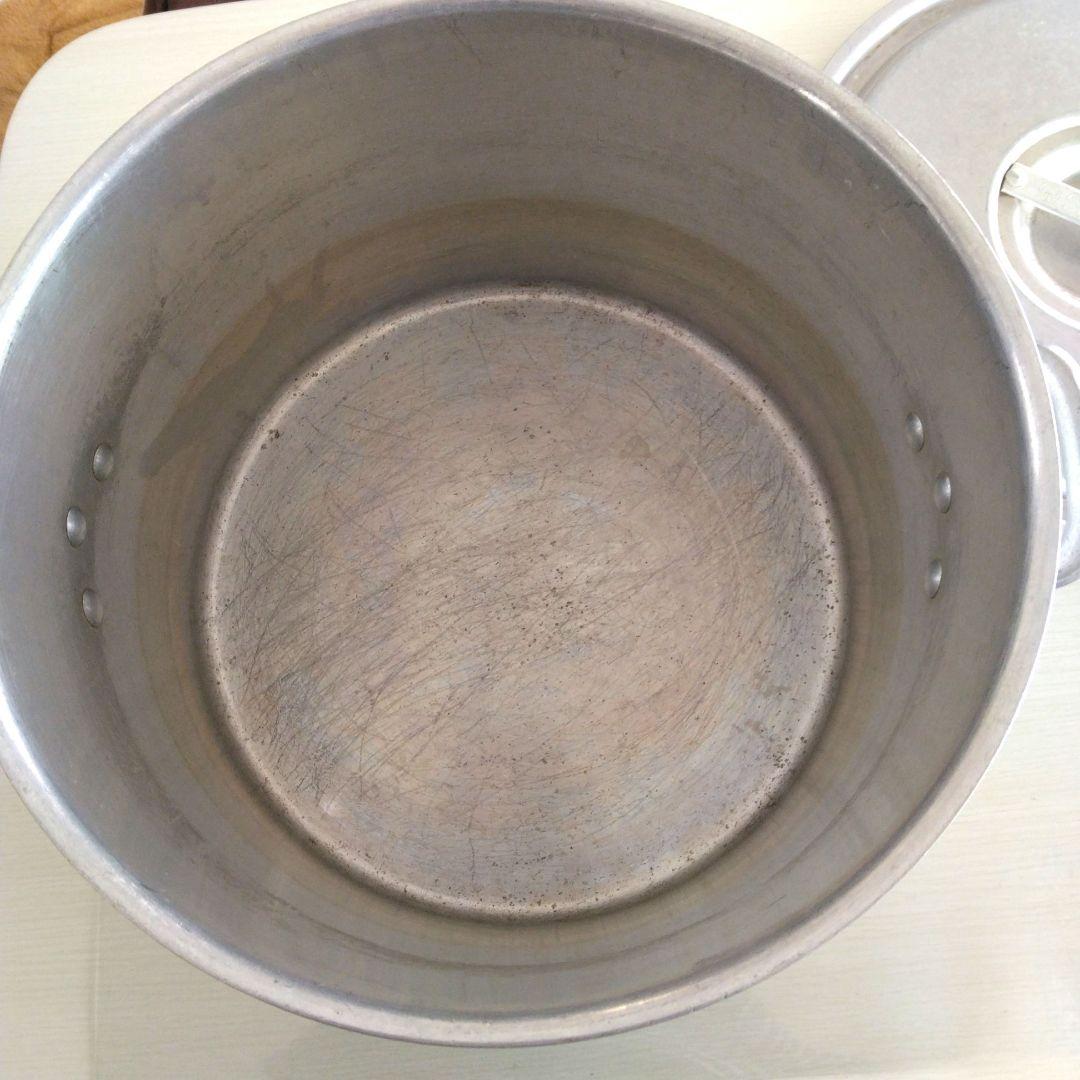 Silver Arrow アルミ製寸胴鍋 蓋付き 大容量 36cm