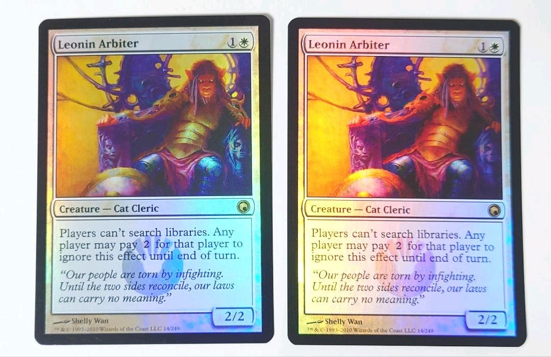 MTG レオニンの裁き人 FOIL 英語版 4枚セット
