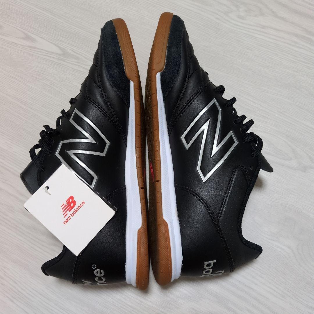New Balance 25.5cm フットサル 442 MS421BK2 黒
